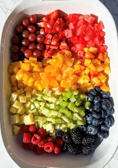 Fruit salad platter